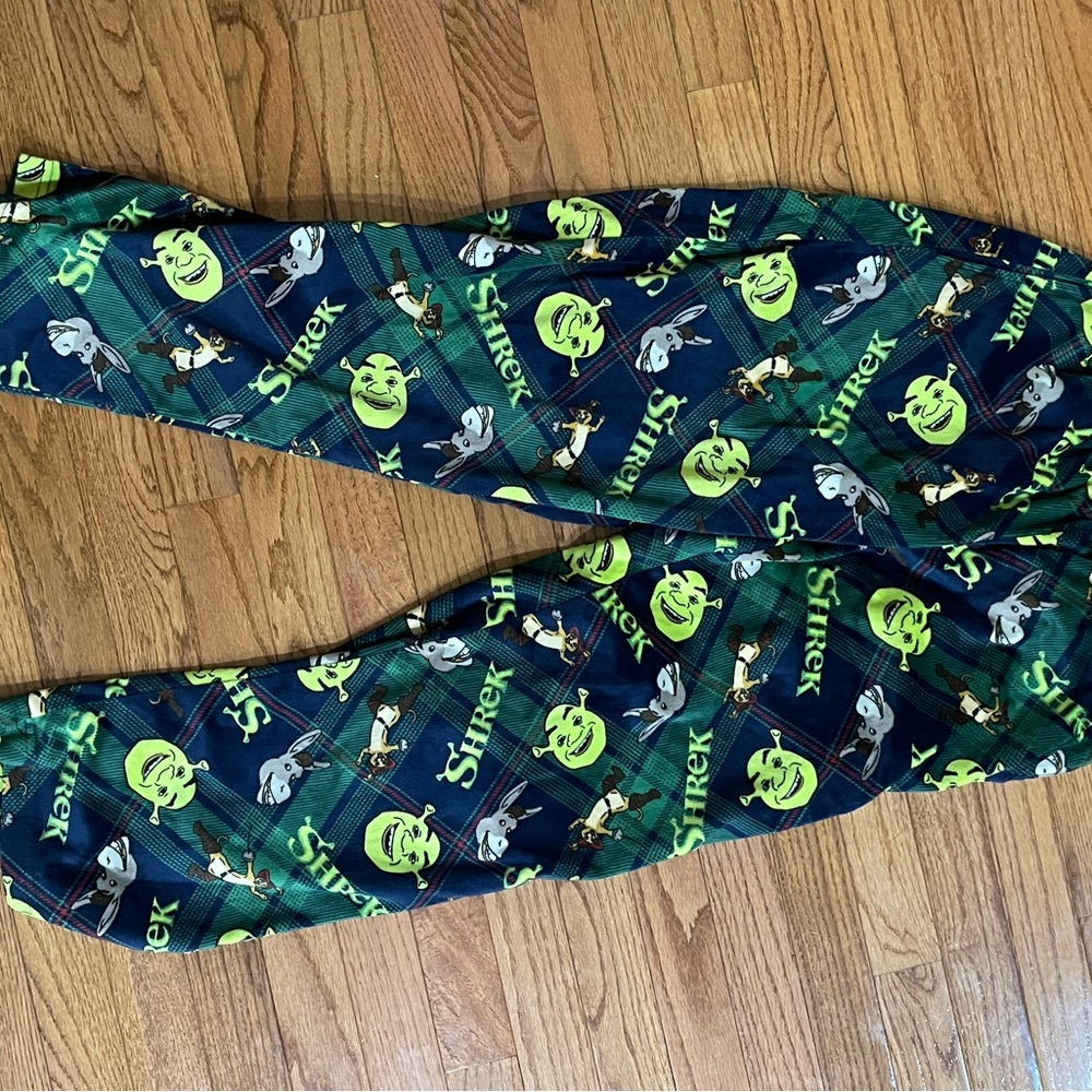 Shrek Themed Pajama Pants